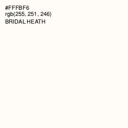 #FFFBF6 - Bridal Heath Color Image